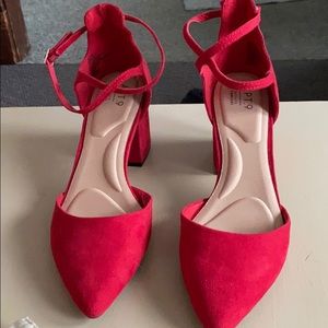 Rd soft brushed block heels